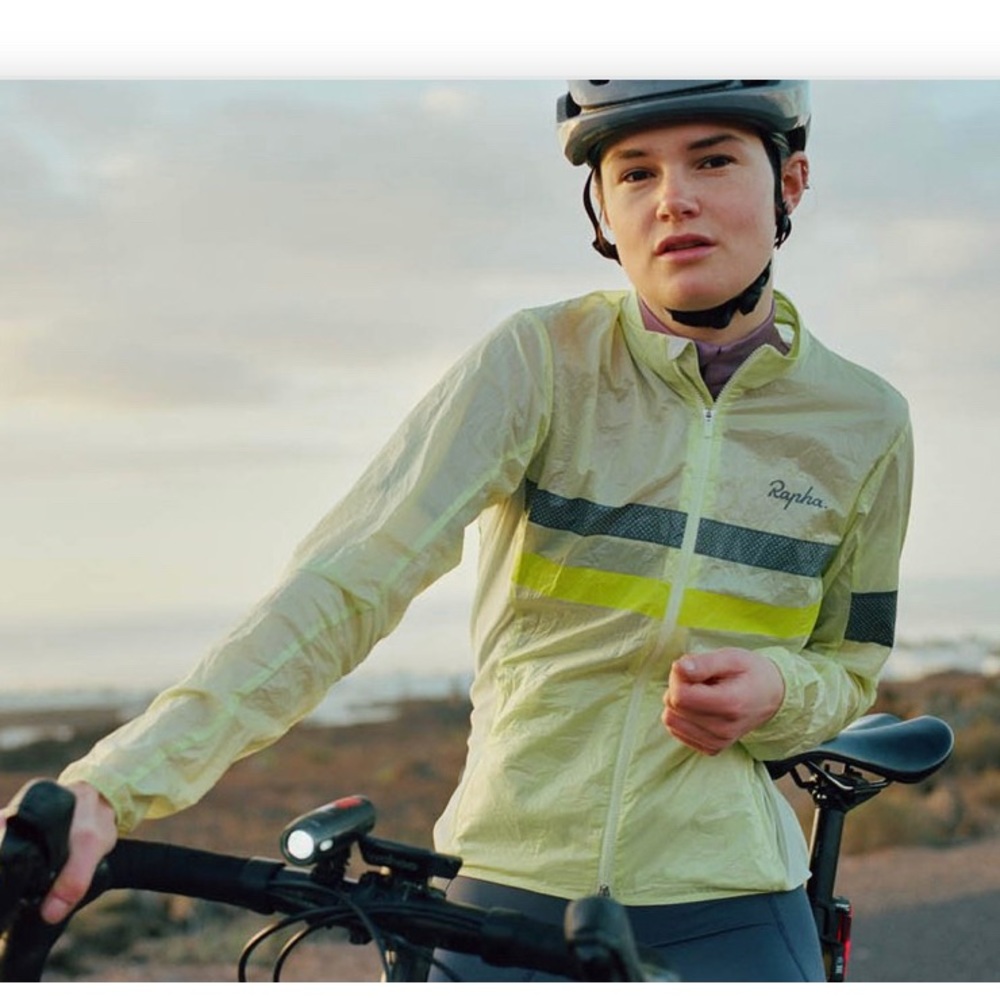 Rapha Pale Yellow Cycling Jacket